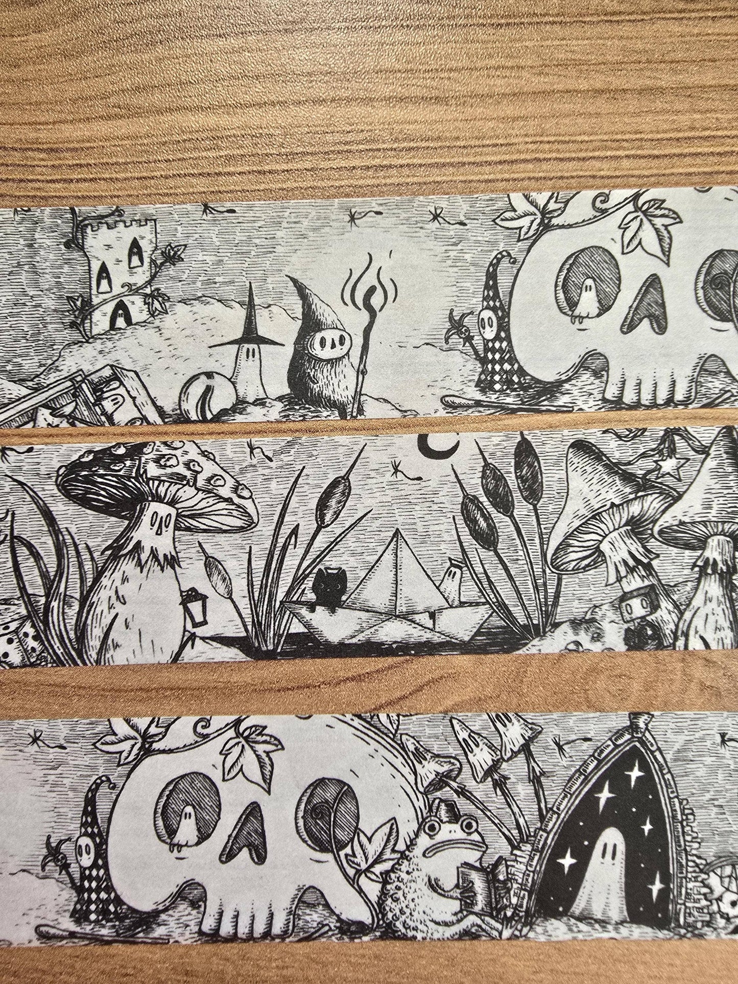 Infinite Oddities Extra Wide Spooky Fantasy Washi Tape