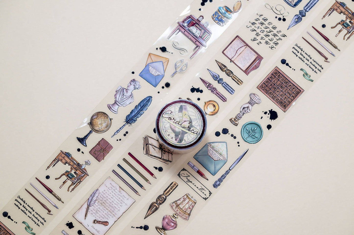 The Writing Desk Transparent Tape (Kiss-cut Sticker Roll)
