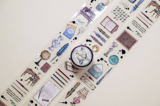 The Writing Desk Transparent Tape (Kiss-cut Sticker Roll)