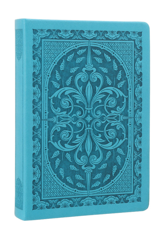 Victoria's Journals Vintage Style Diary Hard Cover (Aqua Blue)