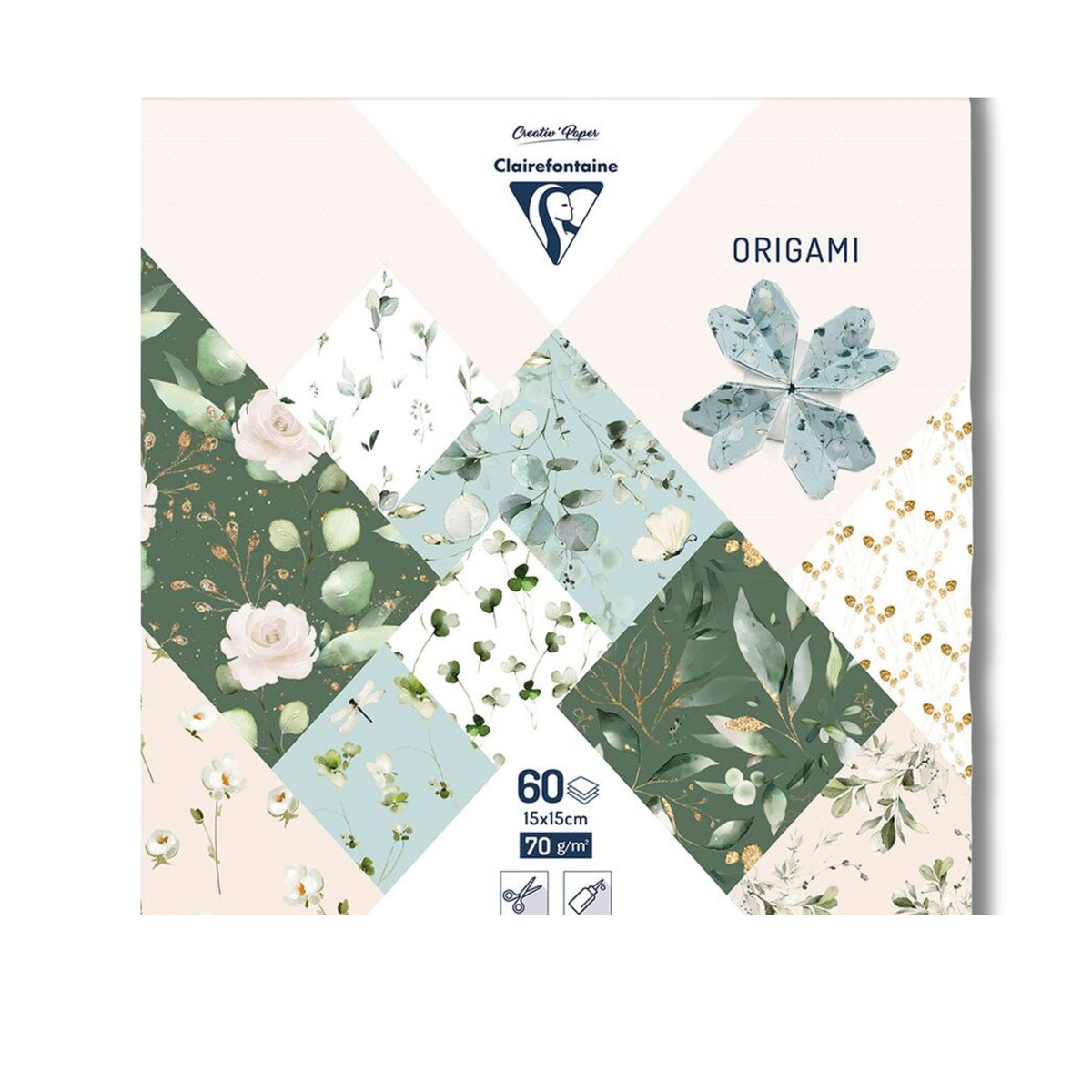 Clairefontaine Origami Paper - 6 x 6"