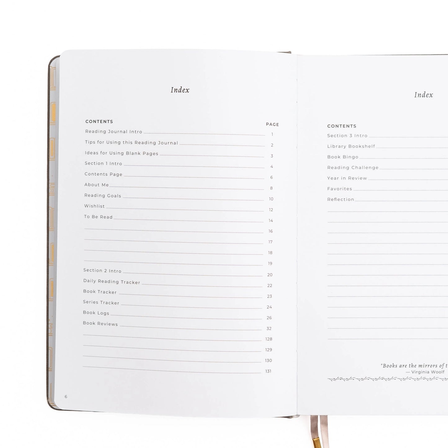 Library Style Journal Vintage Library in Lilac: Reading Journal (A5 Size) – The Cozy Journal