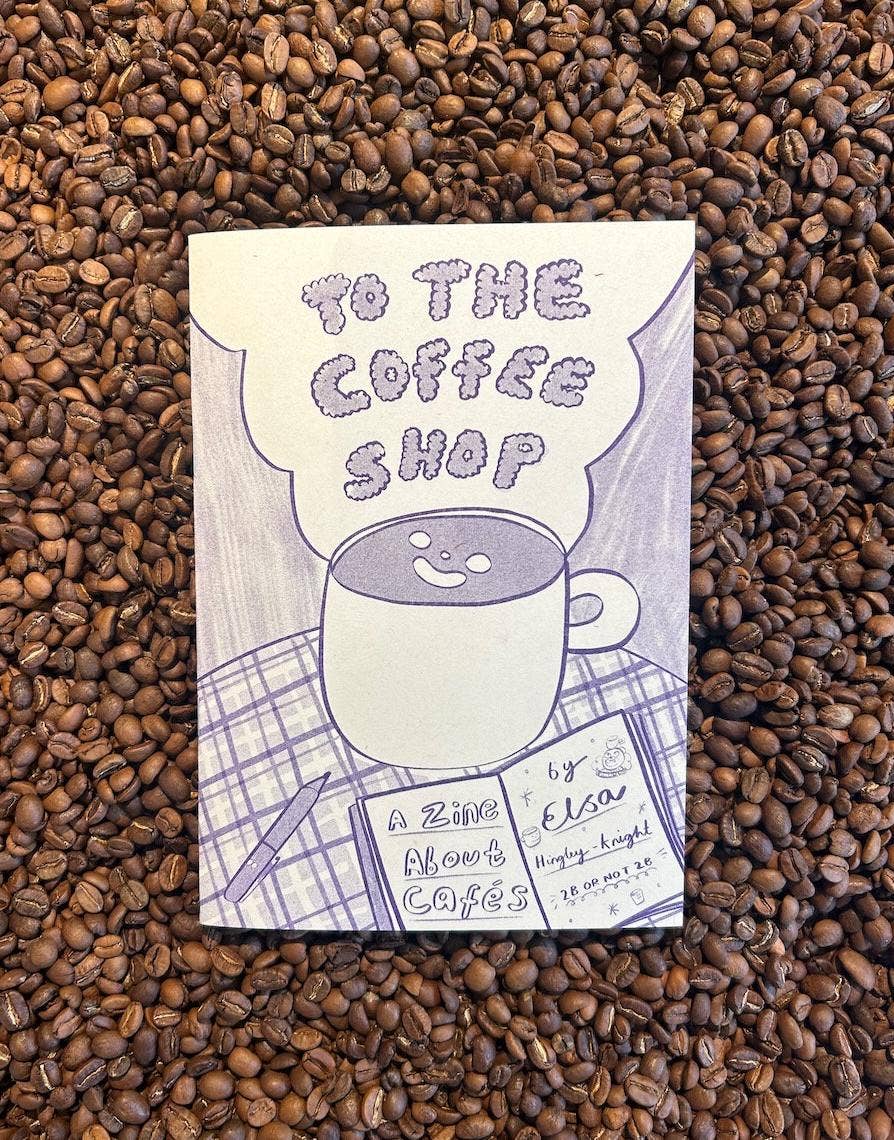 Coffee Shop Risograph Zine A5 - Illustrations & Writings
