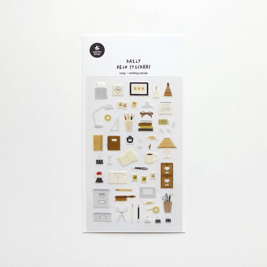 Suatelier-1205 Writing Corner Sticker Sheet