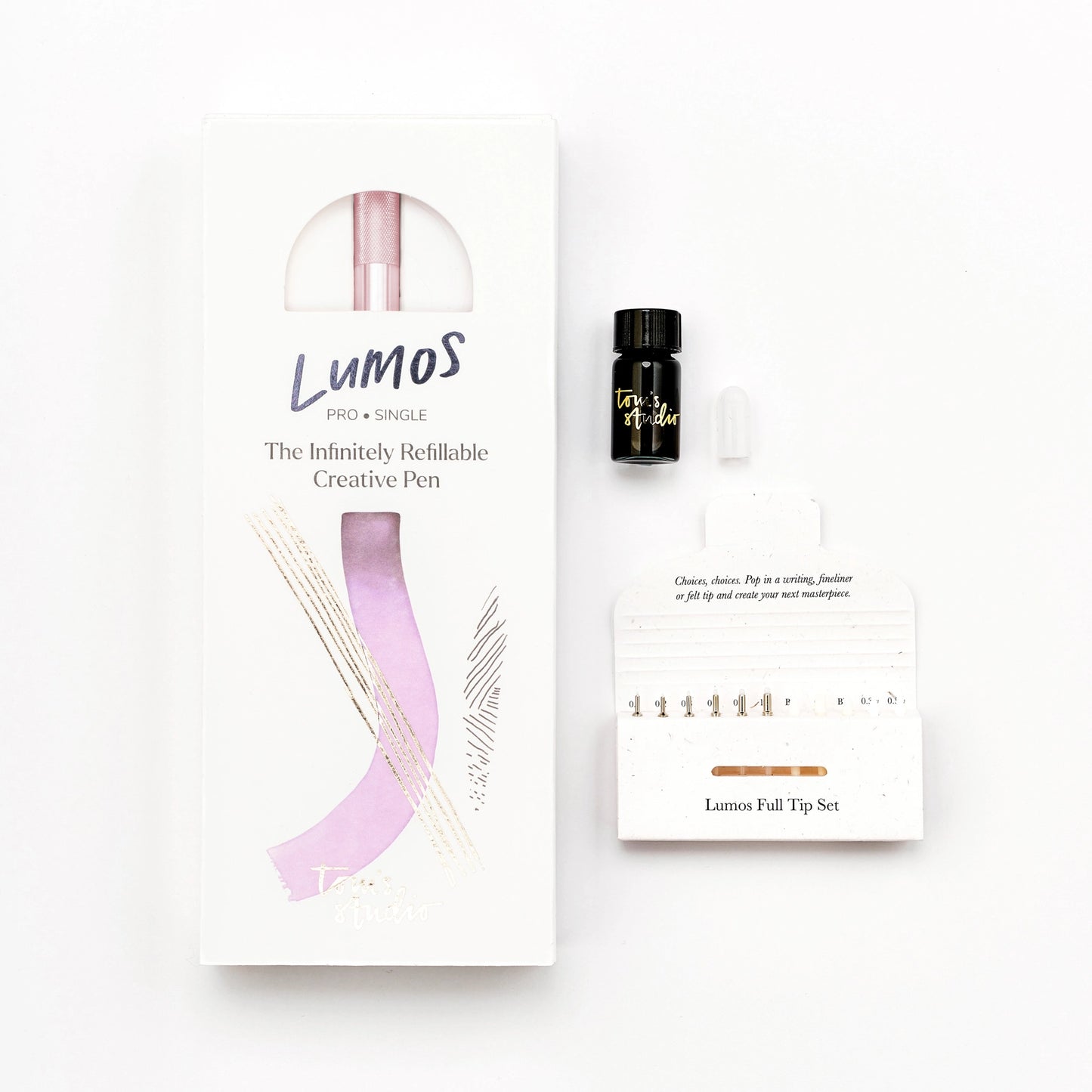 Lumos Pro - Refillable Multi-Tip Pen (Duo Tip)