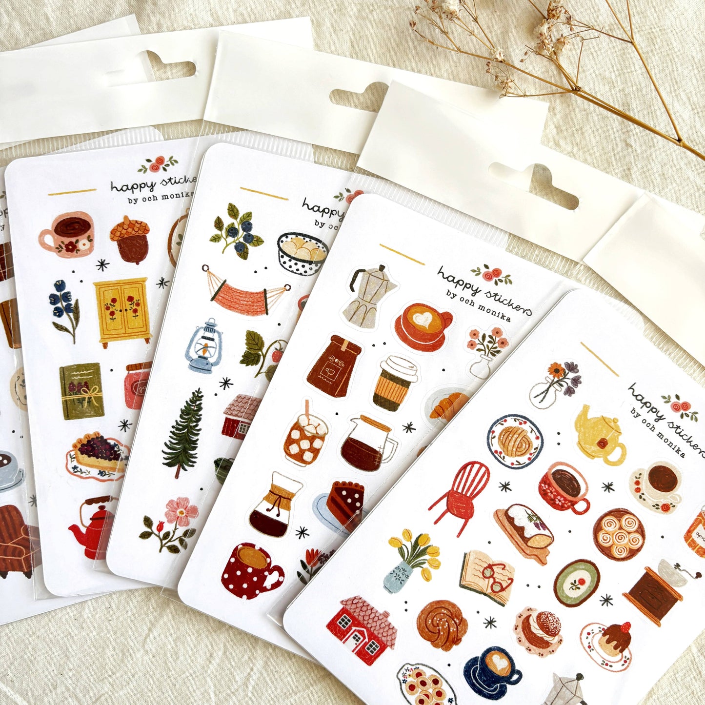 Fika - Planner & Journal Stickers | A6 Matte Paper