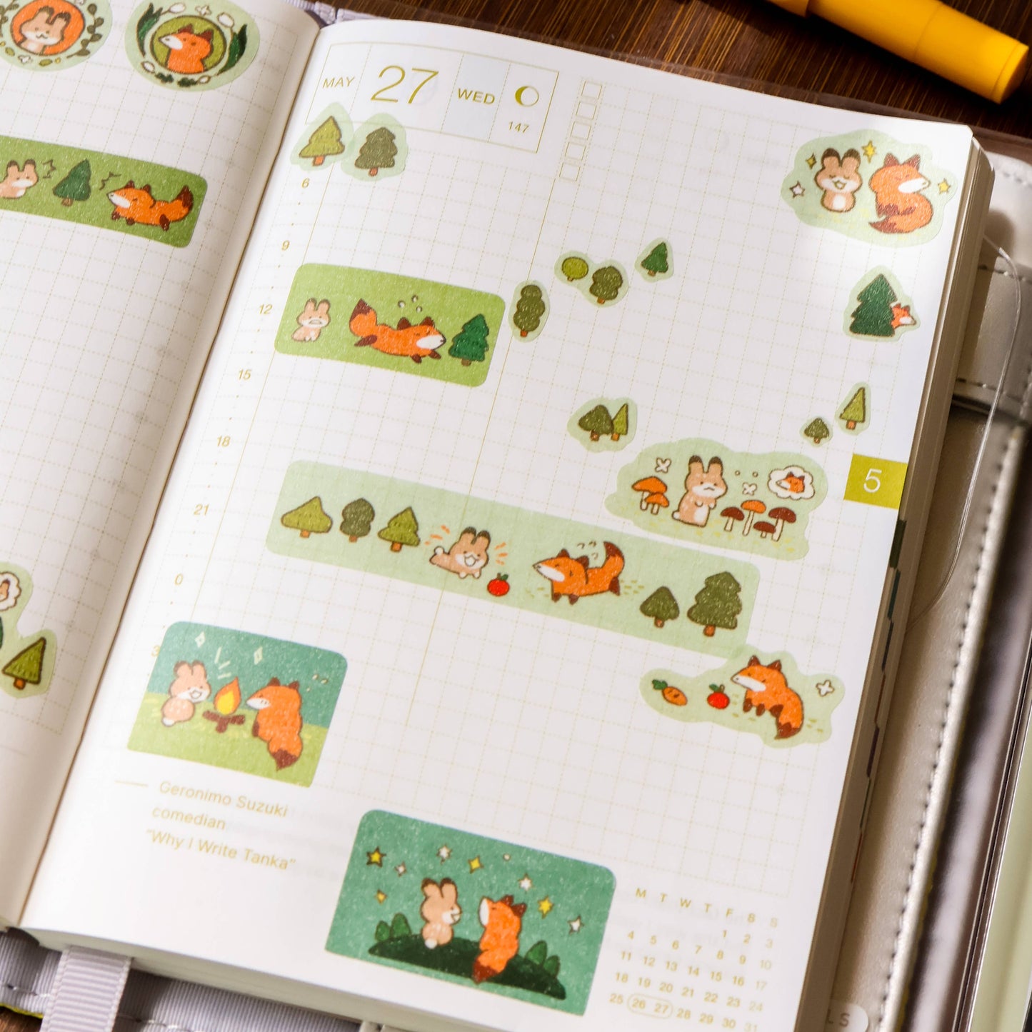 Sticker Sheet (Washi) - Unlikely Duo