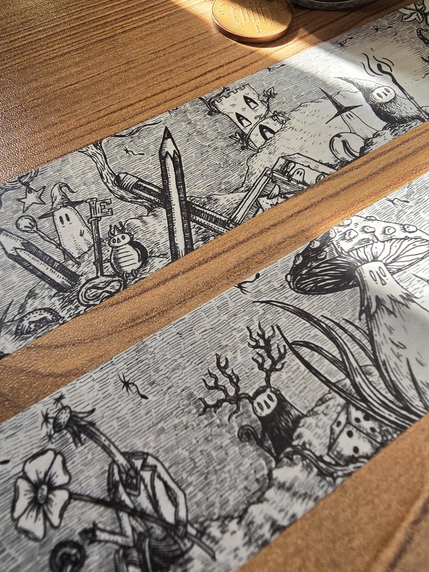 Infinite Oddities Extra Wide Spooky Fantasy Washi Tape