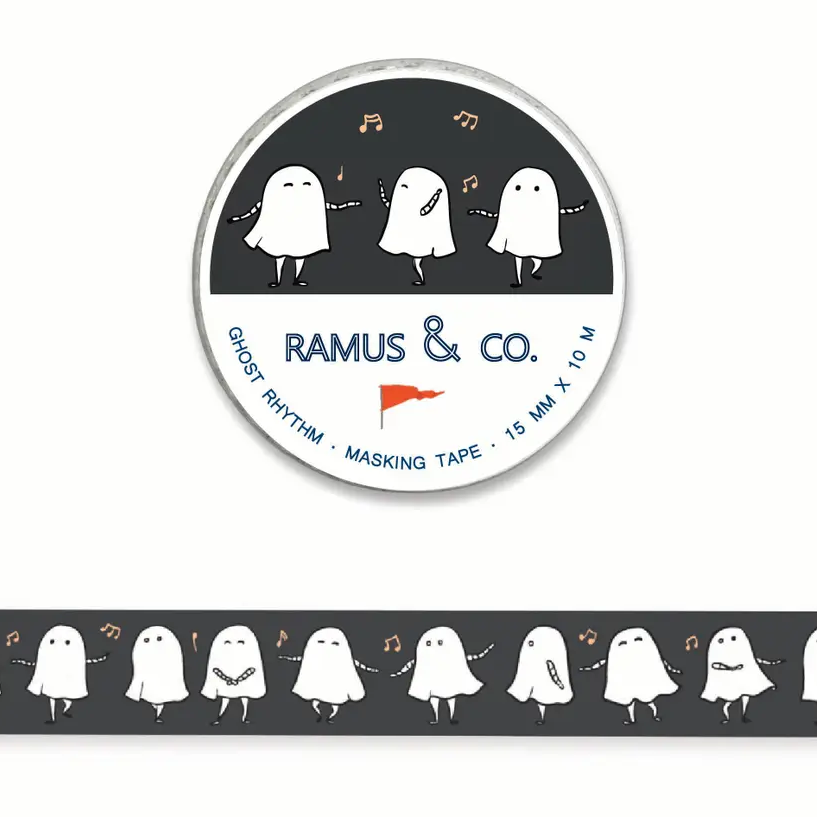 Ghost Rhythm Masking Tape