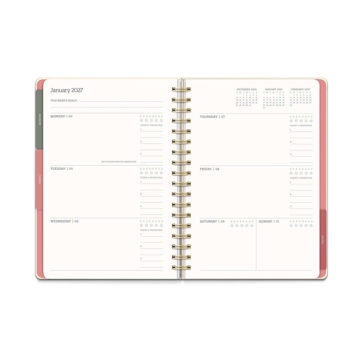 2027 Age of Romance Tri-Tab Planner
