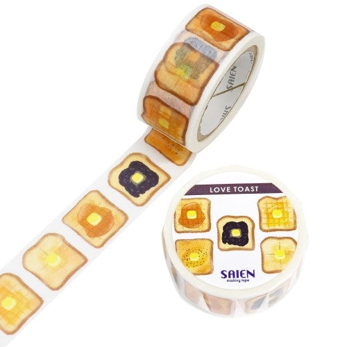 Love Toast Butter 20mm x 7m Washi Tape