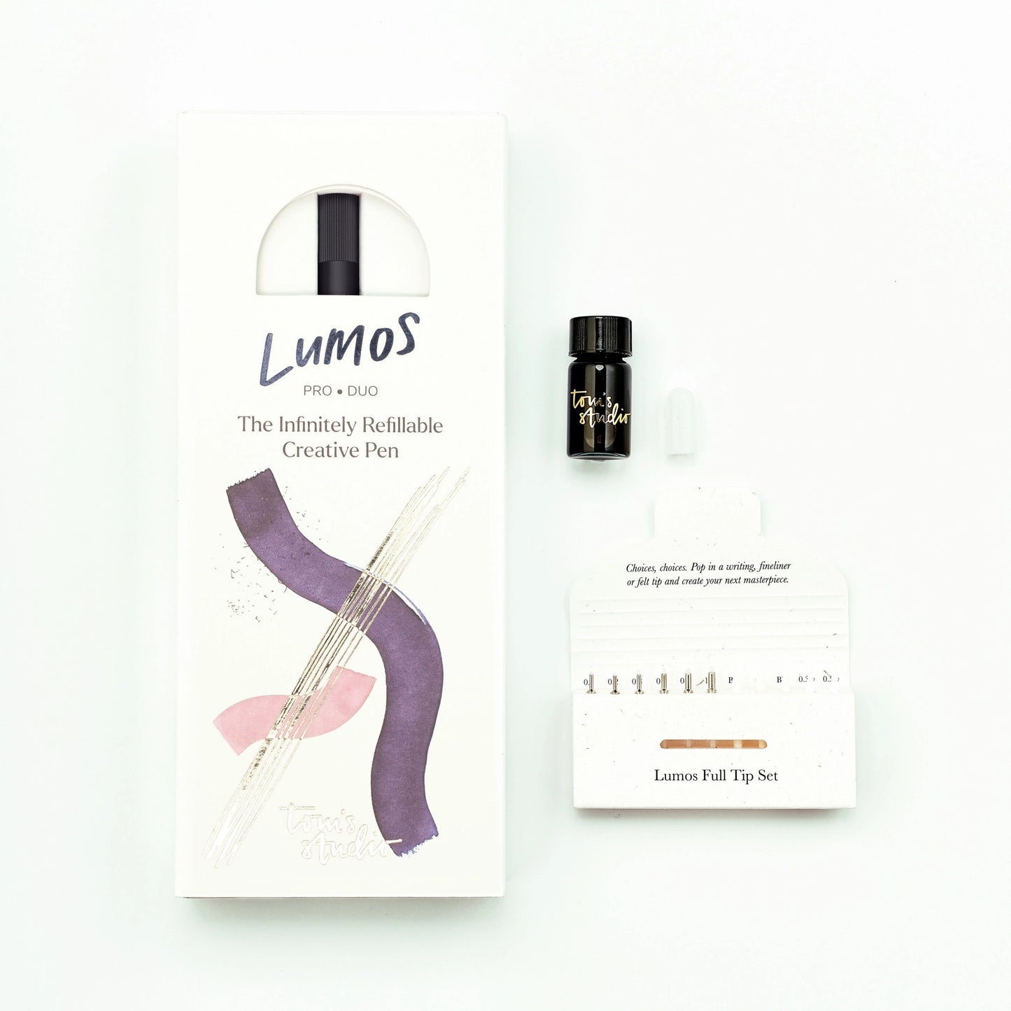 Lumos Pro - Refillable Multi-Tip Pen (Duo Tip)