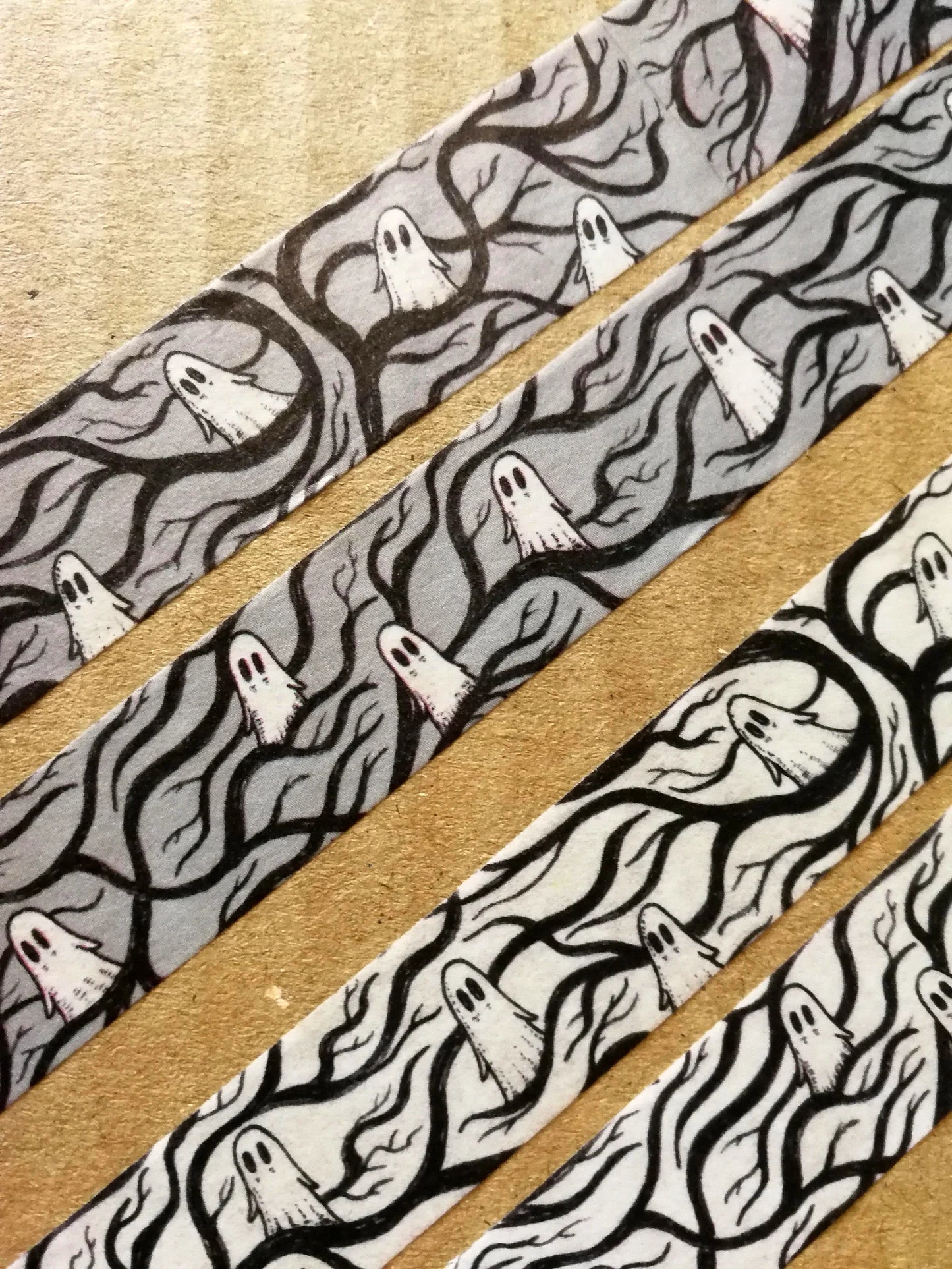 Spooky Branches Washi Tape (Gray Background)