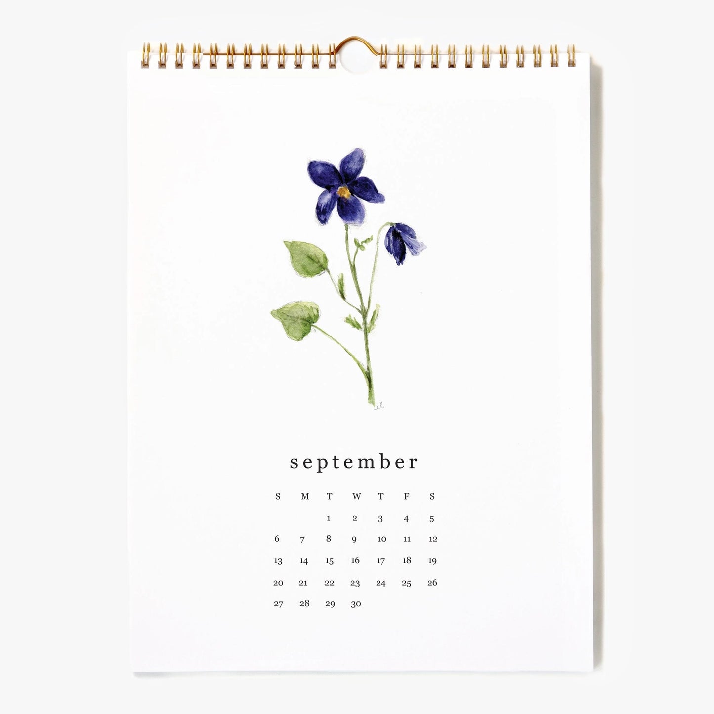 2026 Flower Stems Calendar