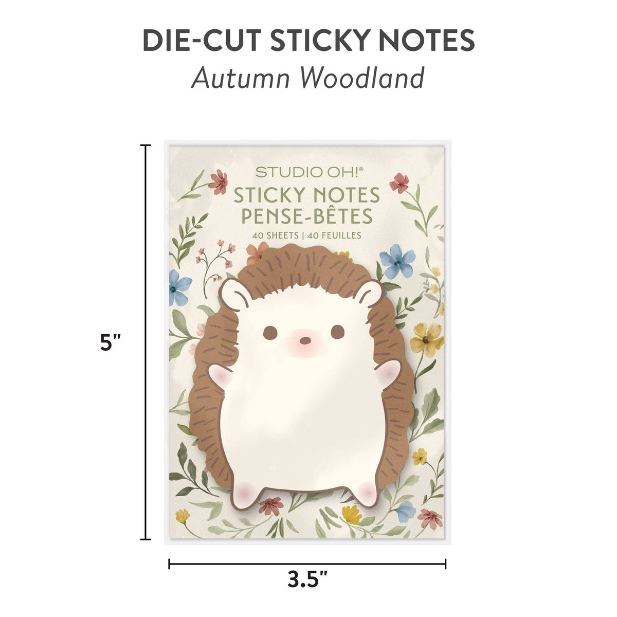 Autumn Woodland Sticky Note Set