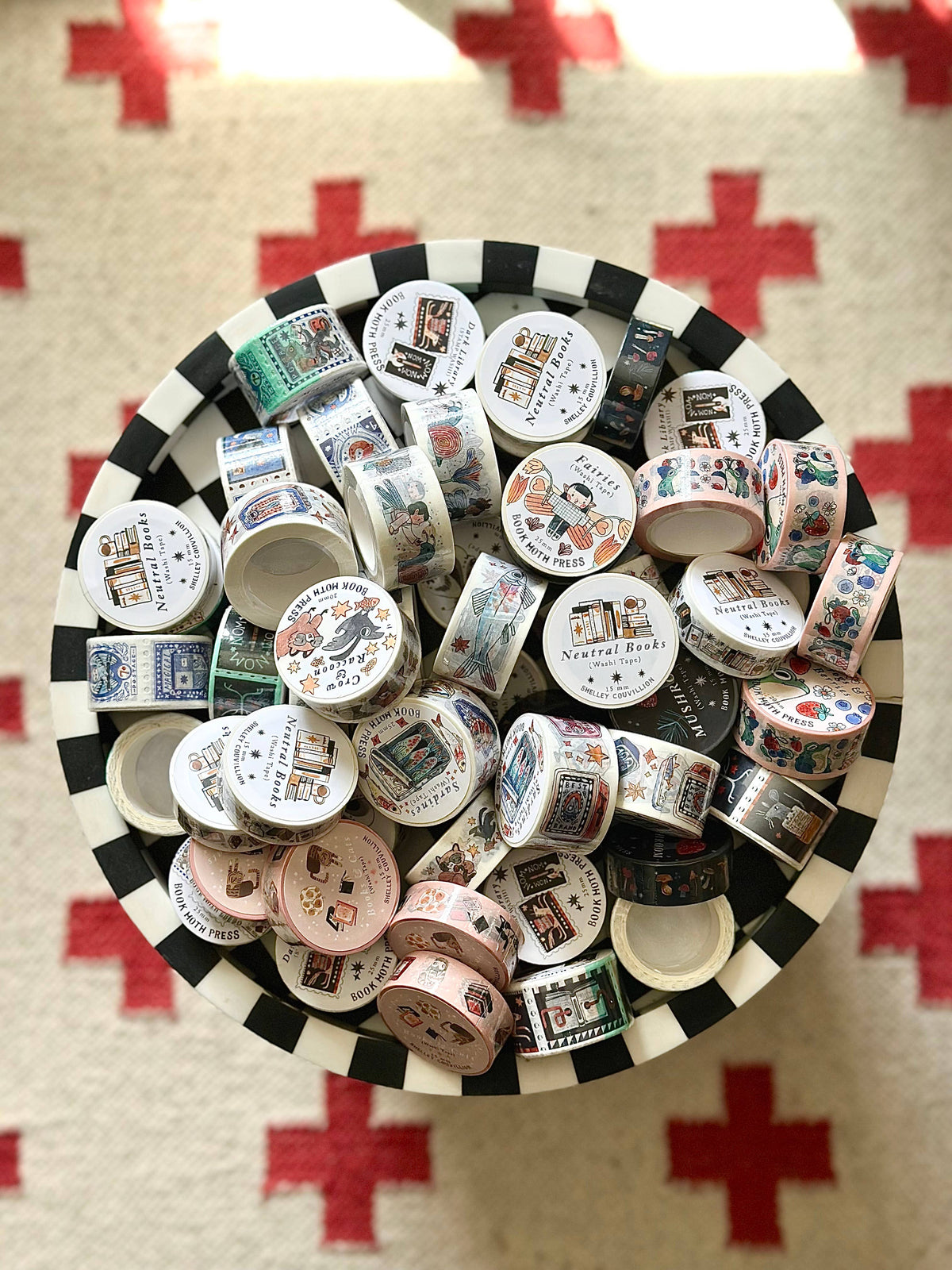 Raccoons and Crows Washi Tape