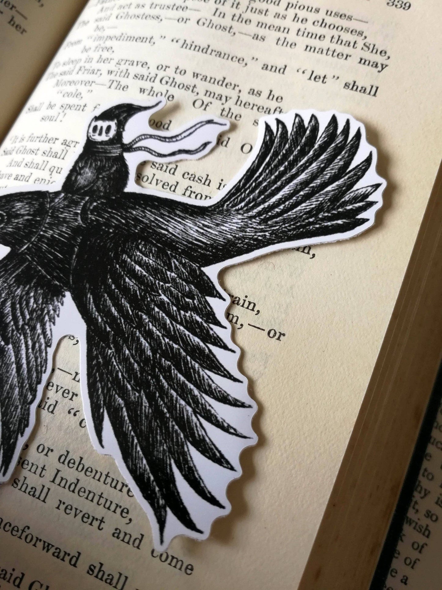 Crow Rider Vinyl Sticker