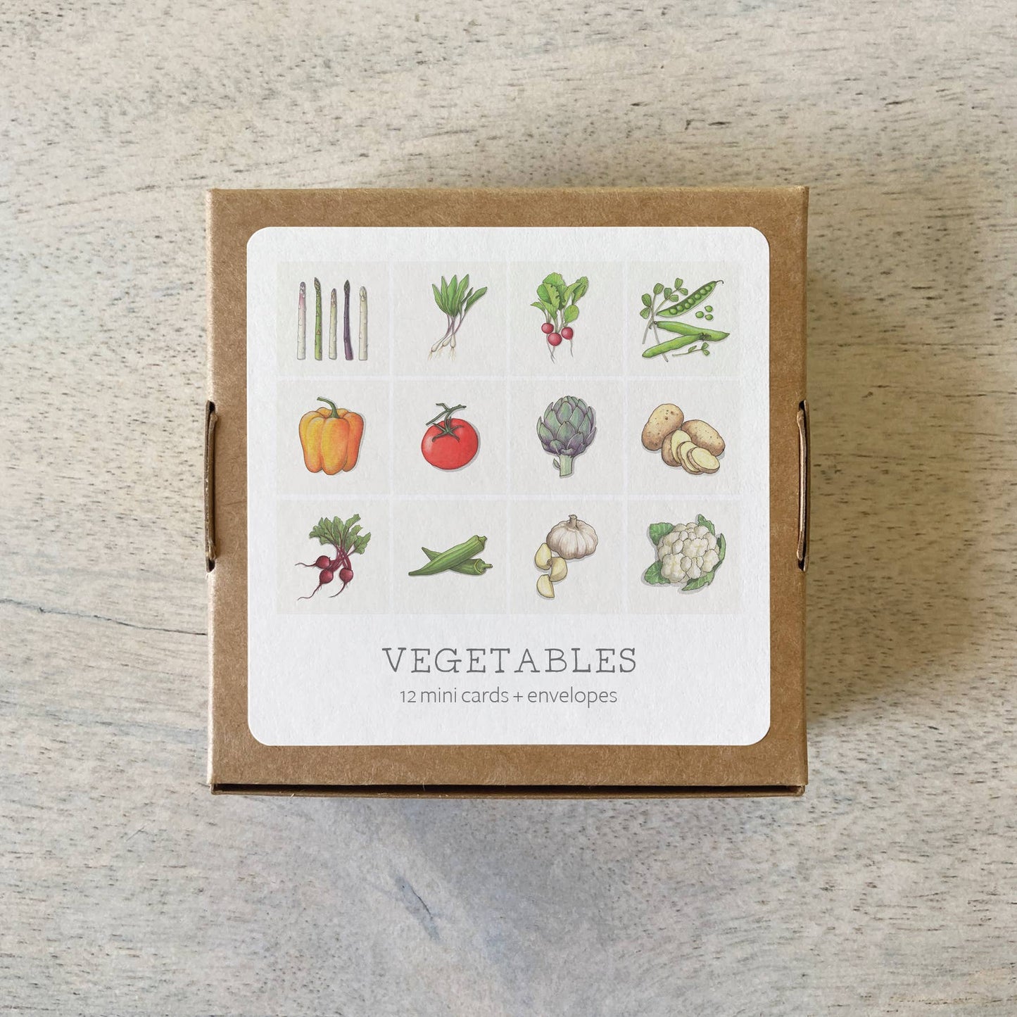 Mini Cards Set / Vegetables