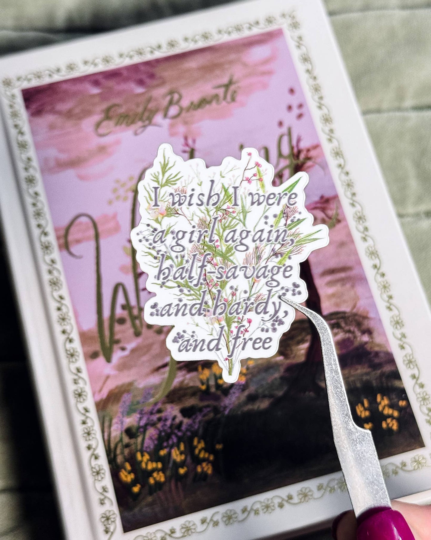 Wuthering Heights Emily Bronte Sticker - Girl Again