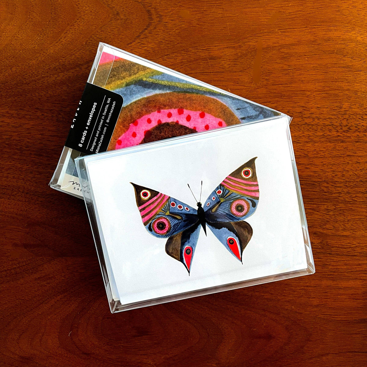 New! Butterfly: Creativity / Boxed Blank Note Cards