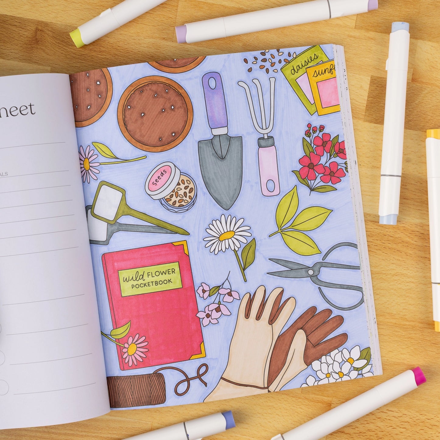 Garden Avenue Coloring Book