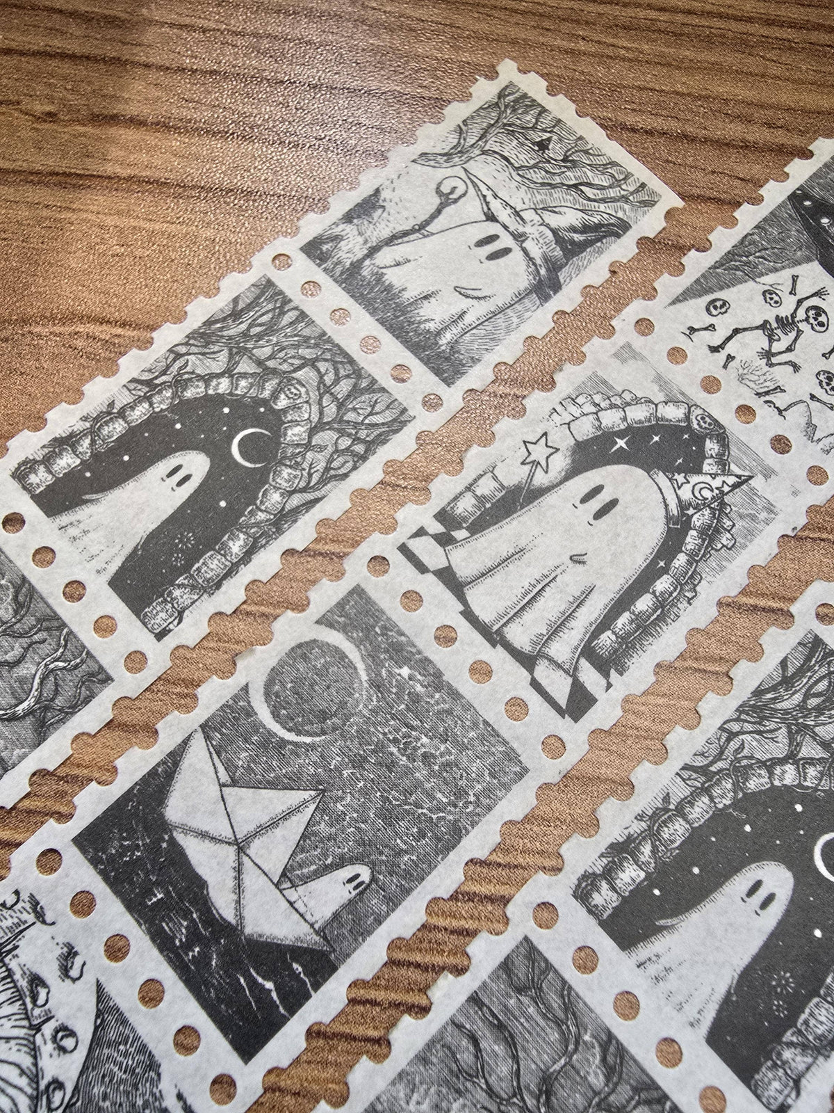 Ghosties Galore Stamp Washi Tape