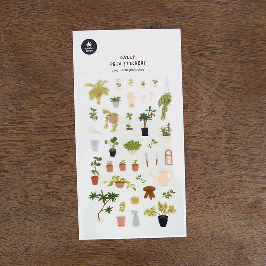 Suatelier-1207 Little Plant Shop Sticker Sheet