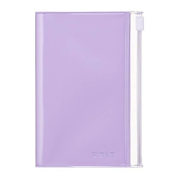 EDiT B7 Grid Notebook with PVC Cover & Zipper Pocket