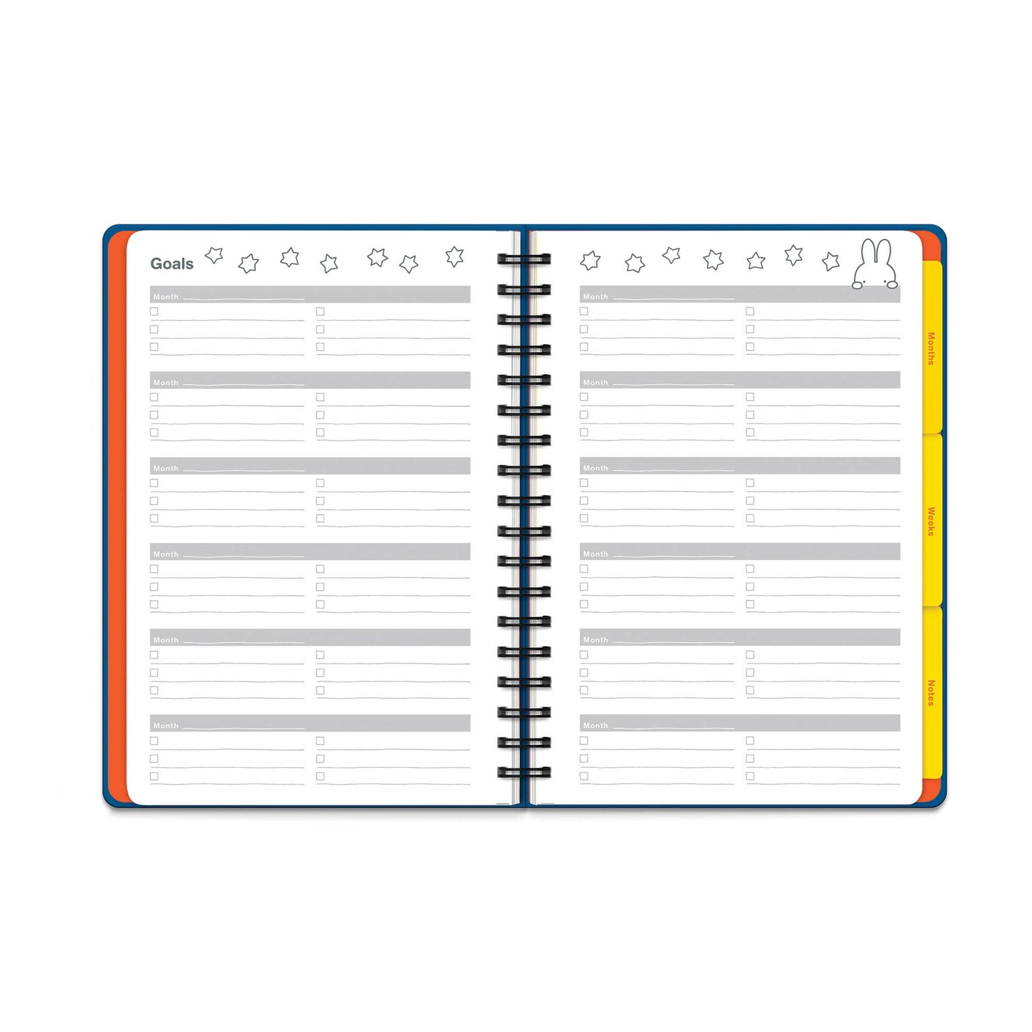 Classic Miffy Undated Tri-Tab Planner