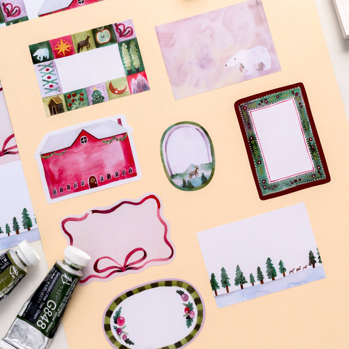 Sticker sheet — Christmas Labels