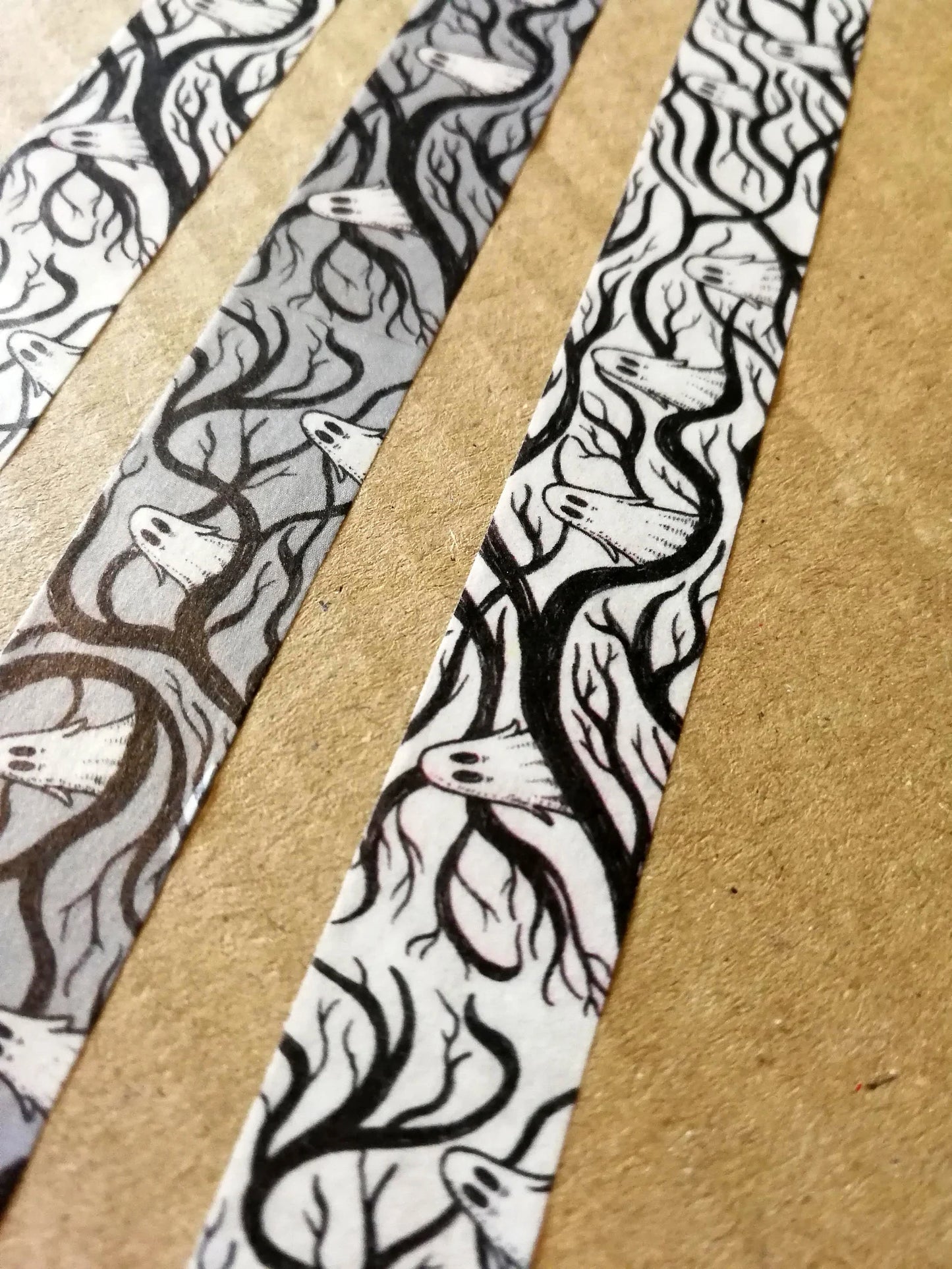 Spooky Branches Washi Tape (Gray Background)