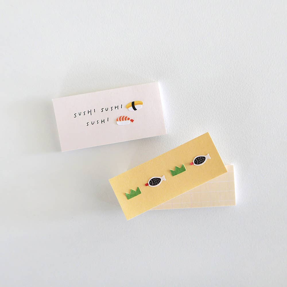 Suatelier-no.124 Food.06 sushi Sticker Sheet