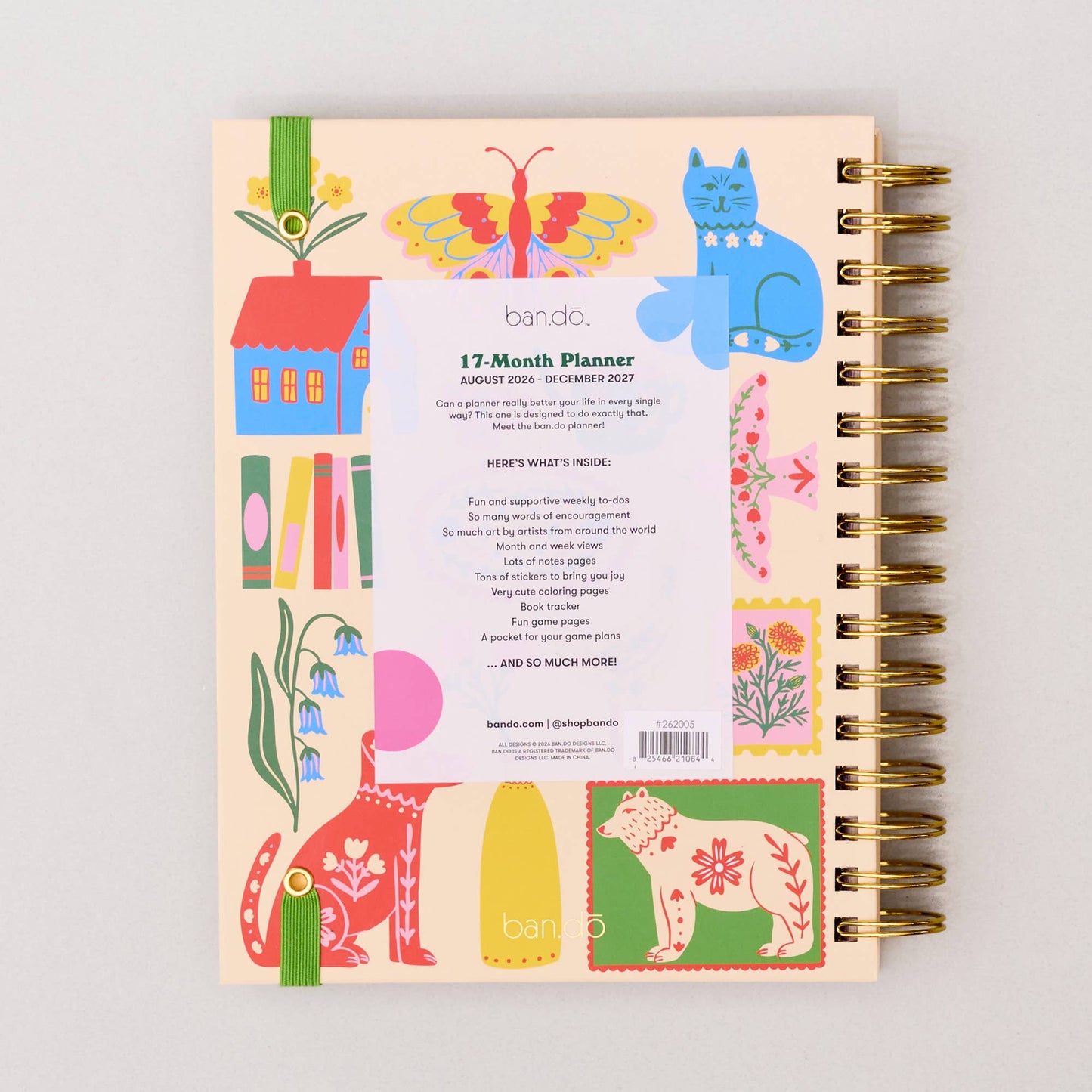 Medium 17-Month Academic Planner, Icons
