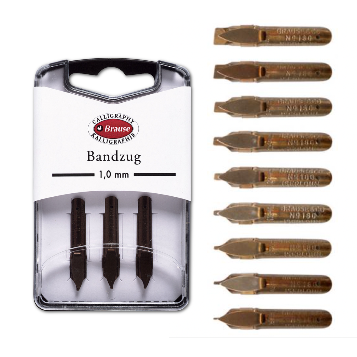 Brause Calligraphy Nib - Bandzug - 7 Sizes