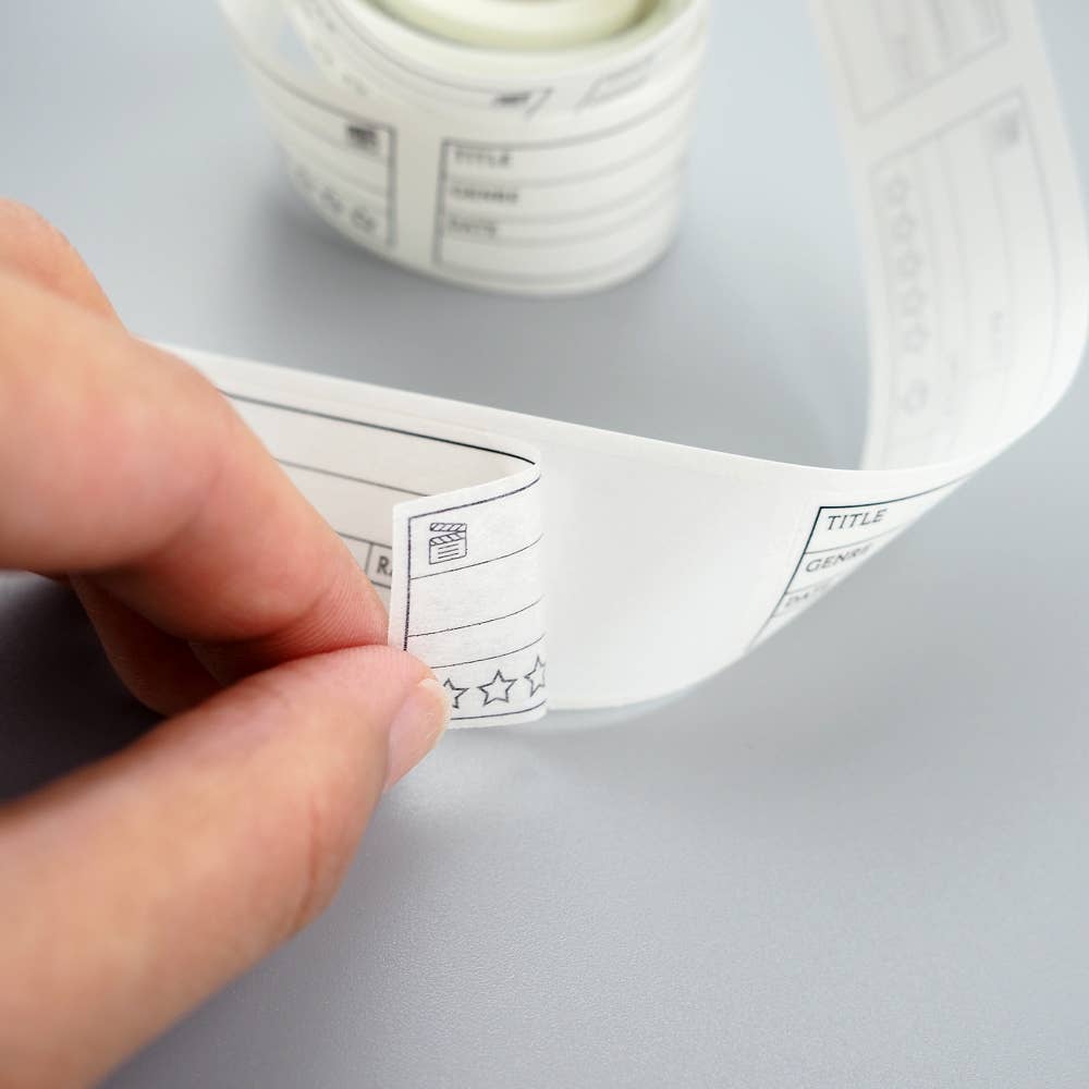 LAOMIS 5 Star Movie, Cinema Rating Writable Washi Stickers