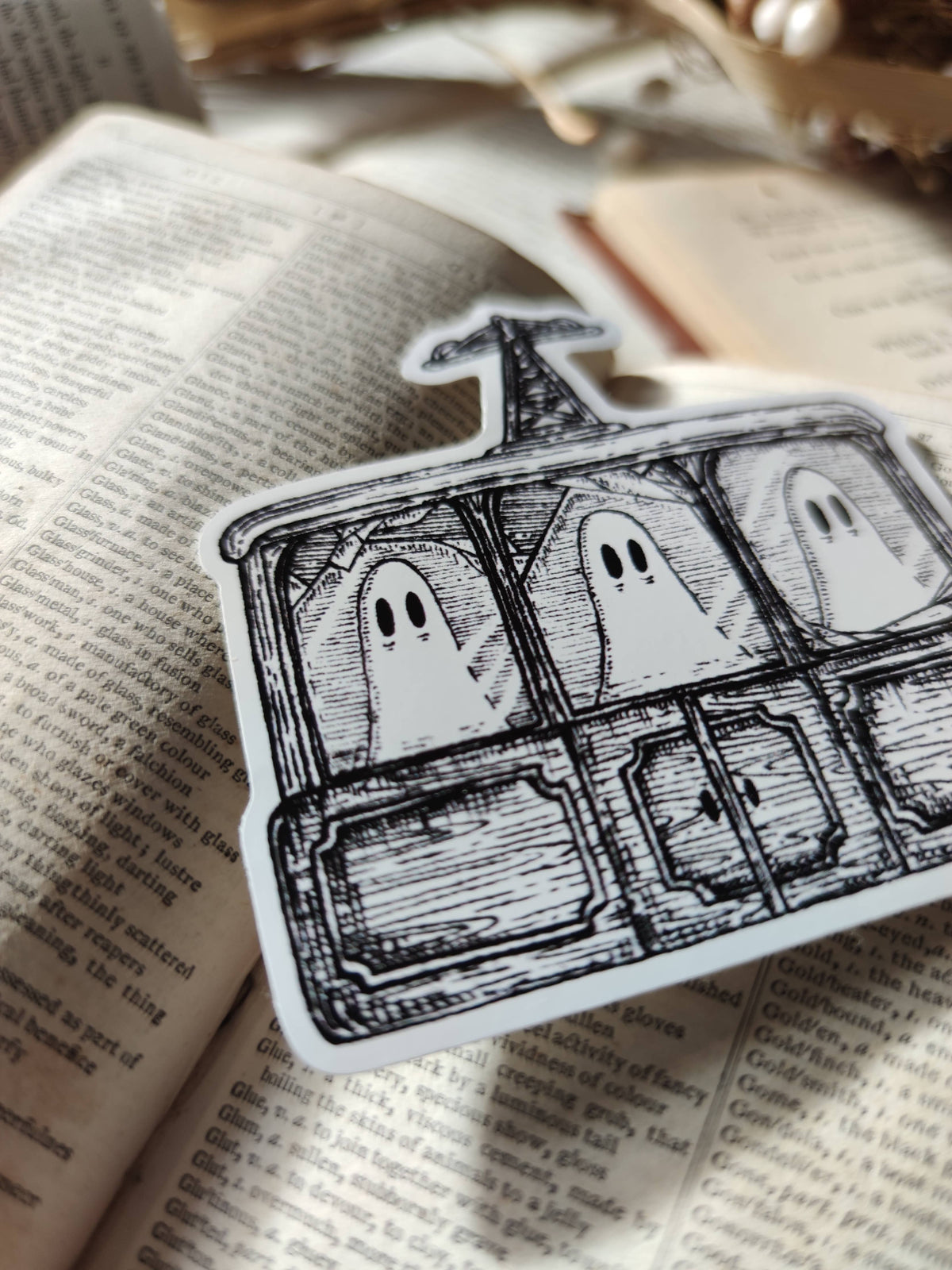 Gondola Ghosties Vinyl Sticker