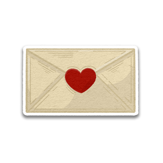Valentine's Love Letter Sticker