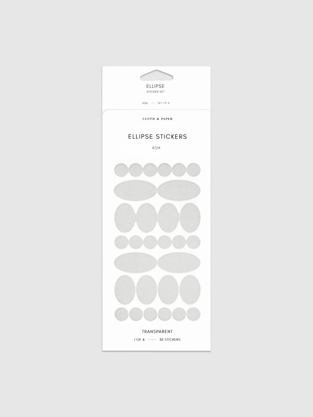 Ellipse Shape Stickers