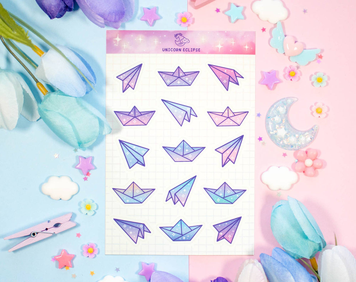 Paper Planes Sticker Sheet