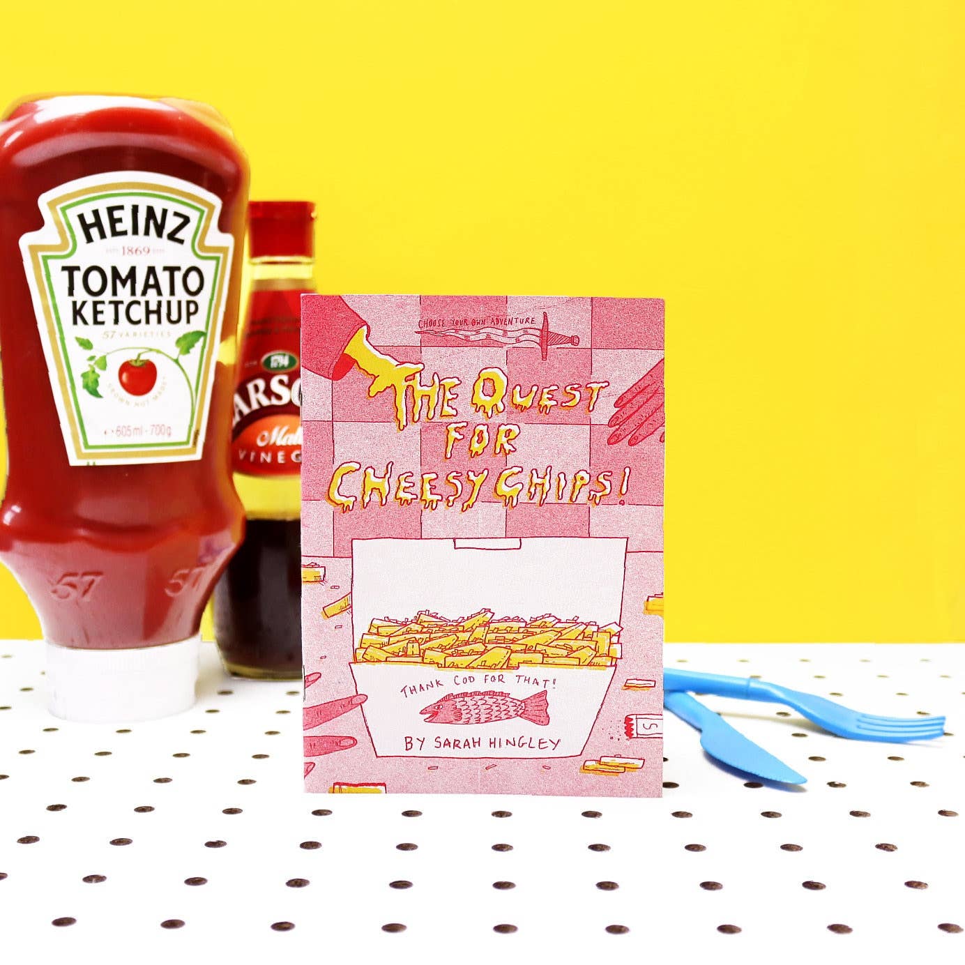 Quest for Cheesy Chips Choose Your Own Adventure Zine A6