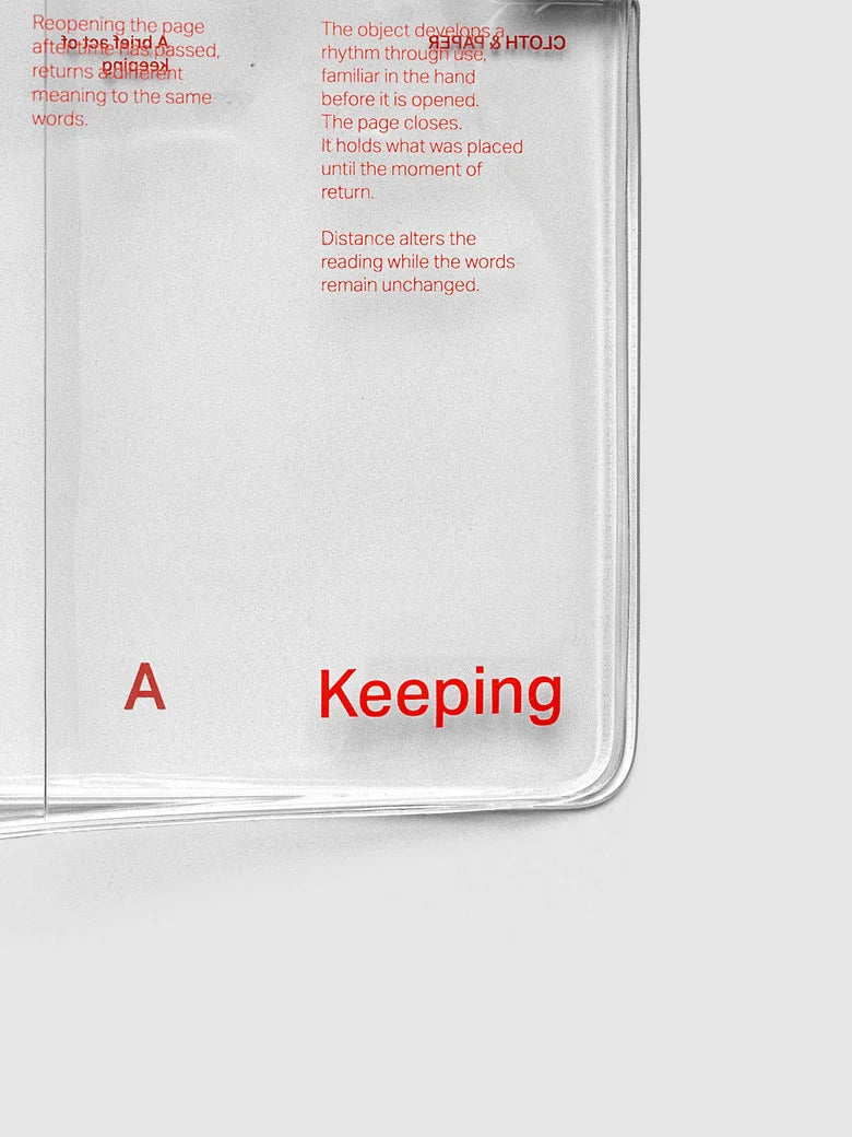 Act of Keeping Vinyl Cover