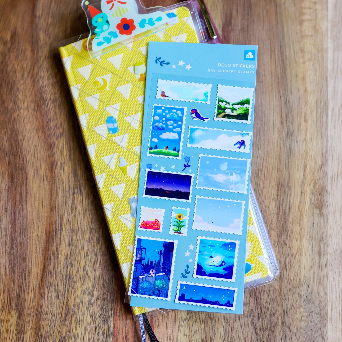 Sticker Sheet - Sky Scenery Stamps