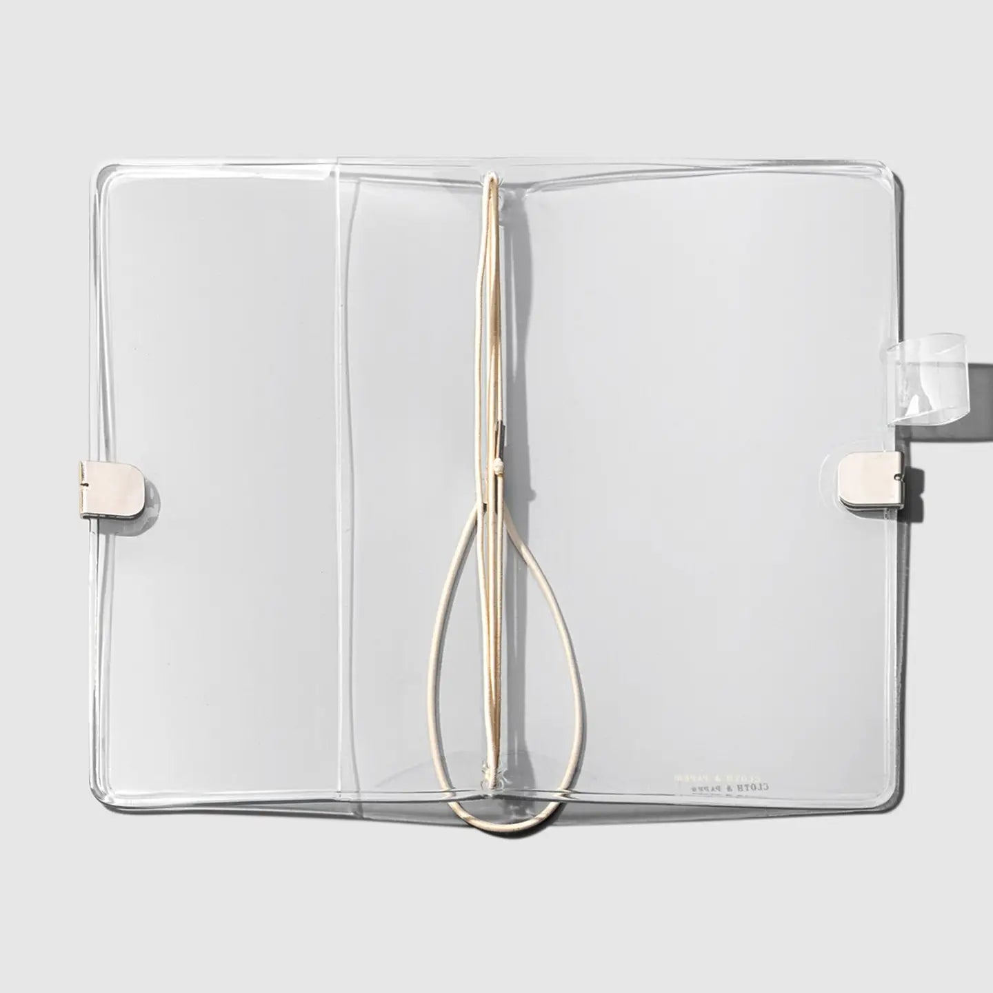 Clear Vinyl Travel Notebook Cover | Pocket Plus