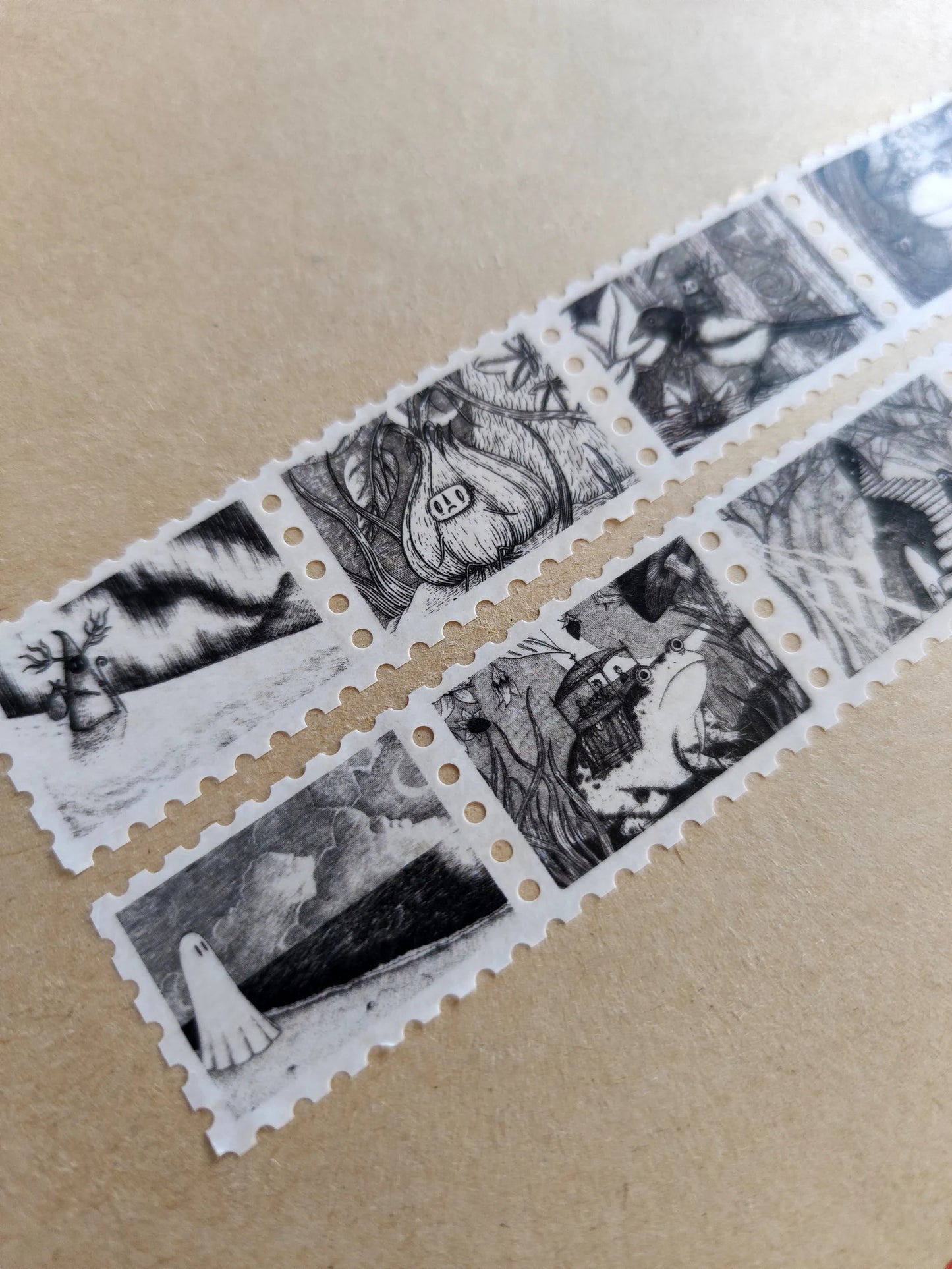 Curious Stamps Fantasy Art Washi Tape