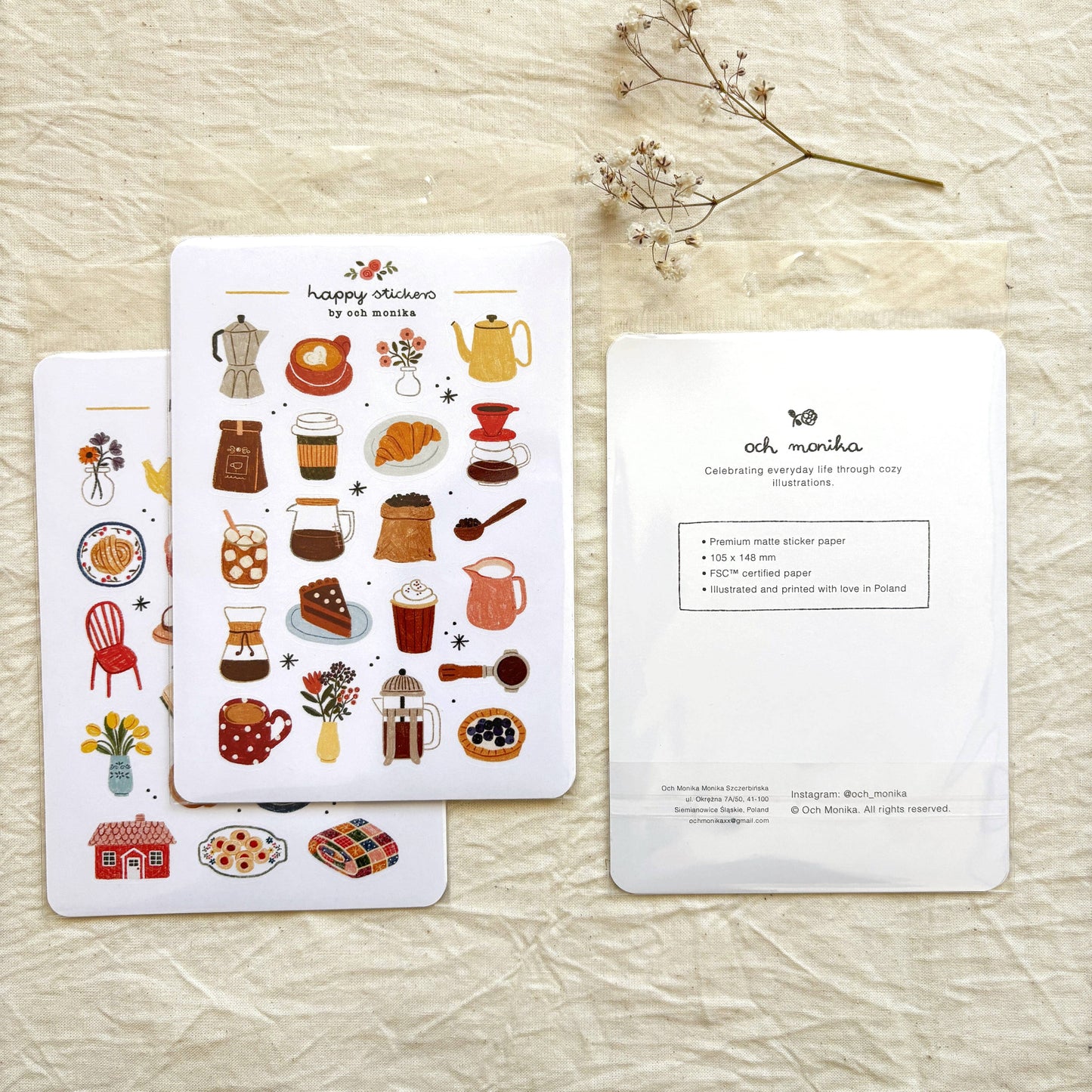 Harvest Time - Sticker Sheet | Autumn Seasonal Decor