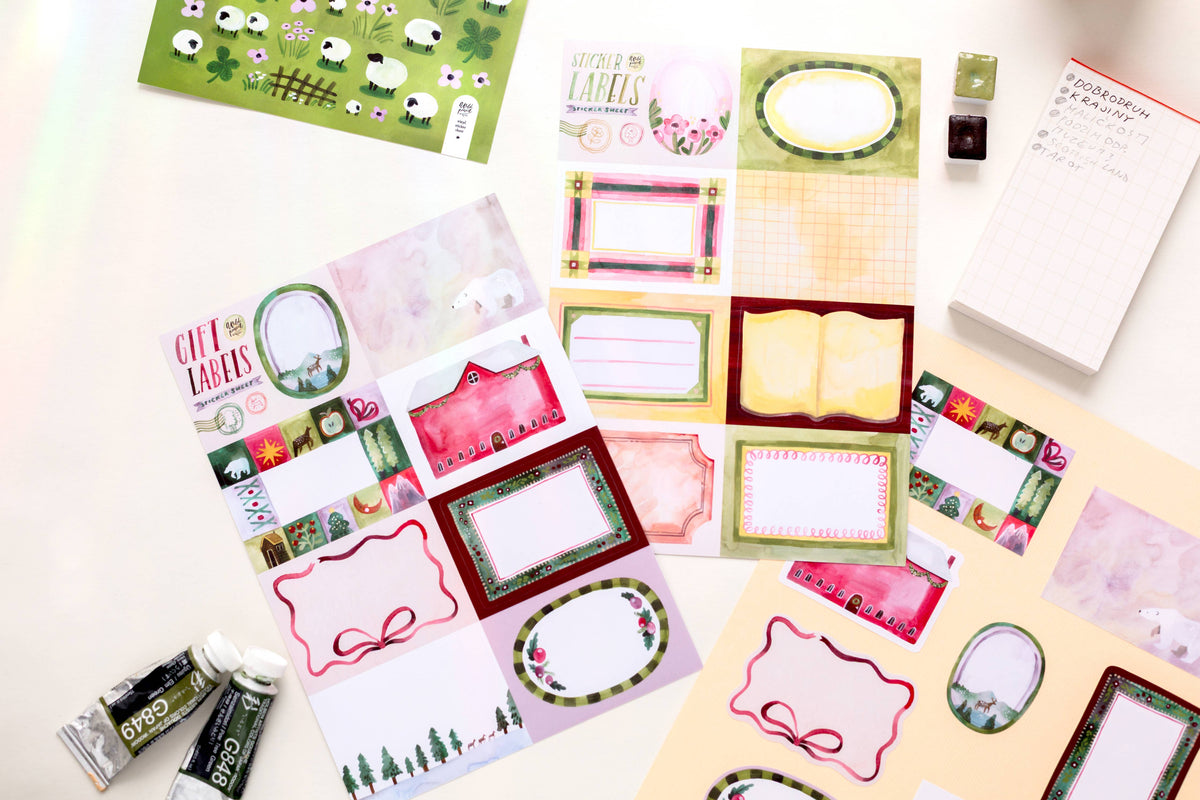 Sticker sheet — Christmas Labels