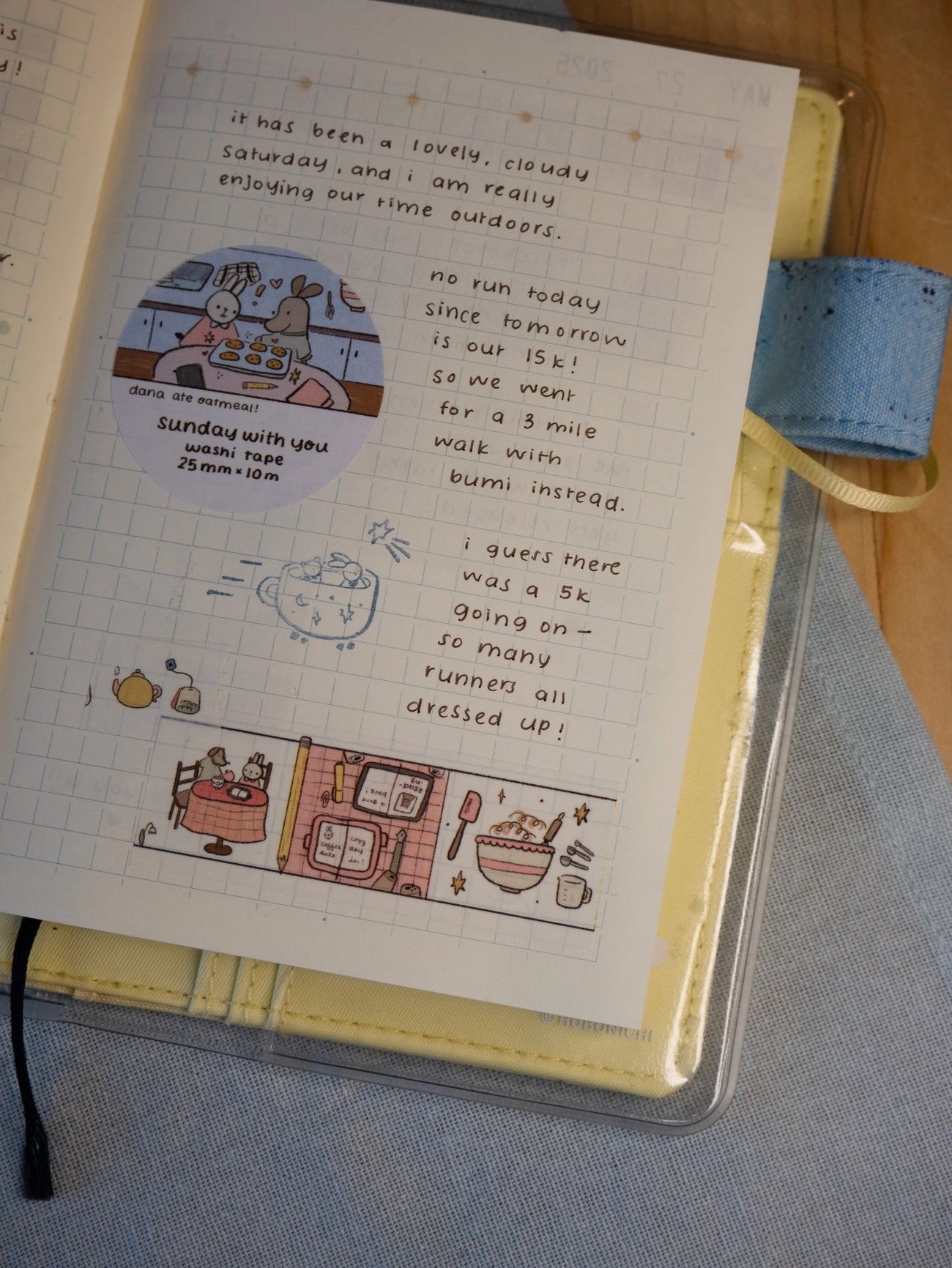 Sunday with You Washi Tape