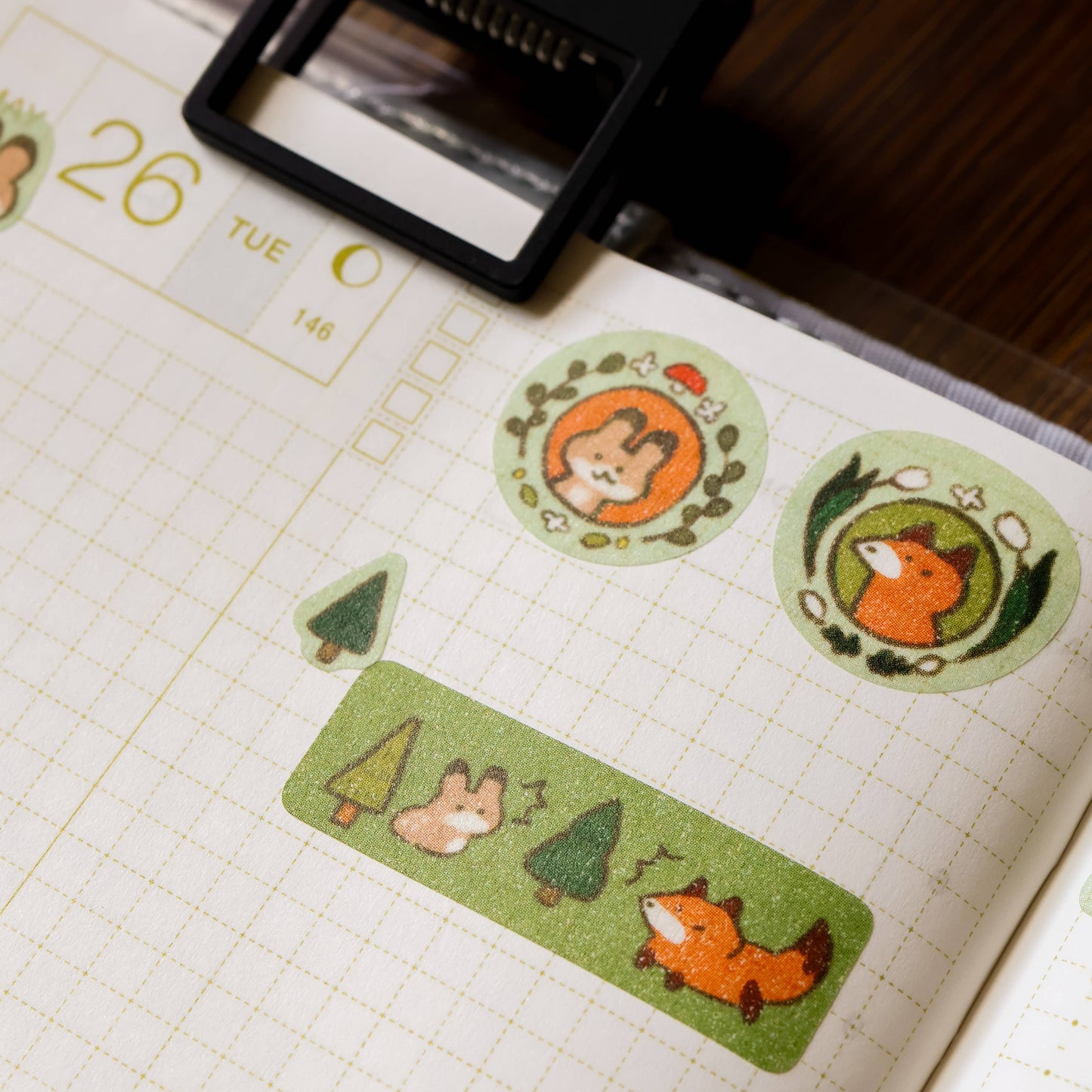 Sticker Sheet (Washi) - Unlikely Duo