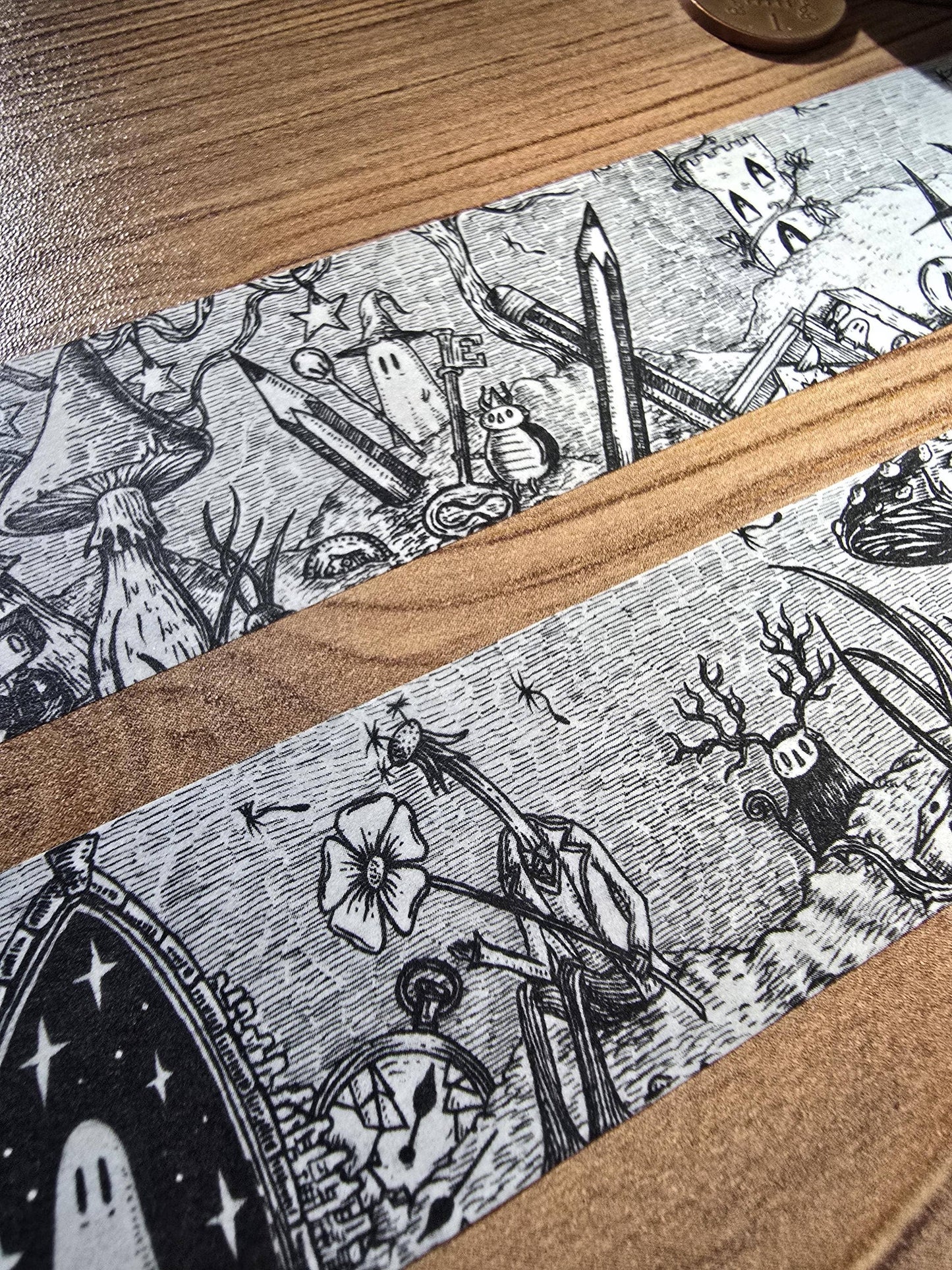 Infinite Oddities Extra Wide Spooky Fantasy Washi Tape