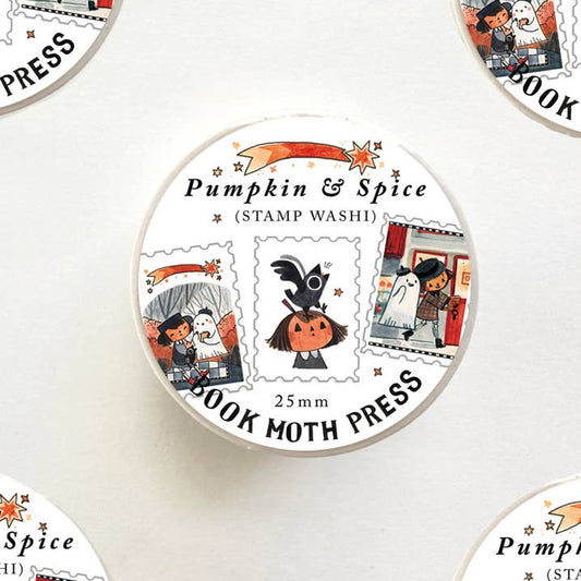 Pumpkin and Spice Stamp Washi Tap